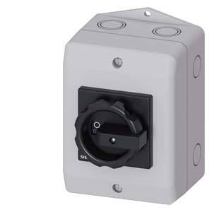 rozłącznik izolacyjny czarny 3 styki 16 mm² 25 A 2 NO 690 V/AC Siemens 3LD21641GS51 - obrazek 1