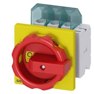 rozłącznik izolacyjny czerwony, żółty 3 styki 16 mm² 32 A 1 NO, 1 NC 690 V/AC Siemens 3LD22031TP53 - obrazek 1