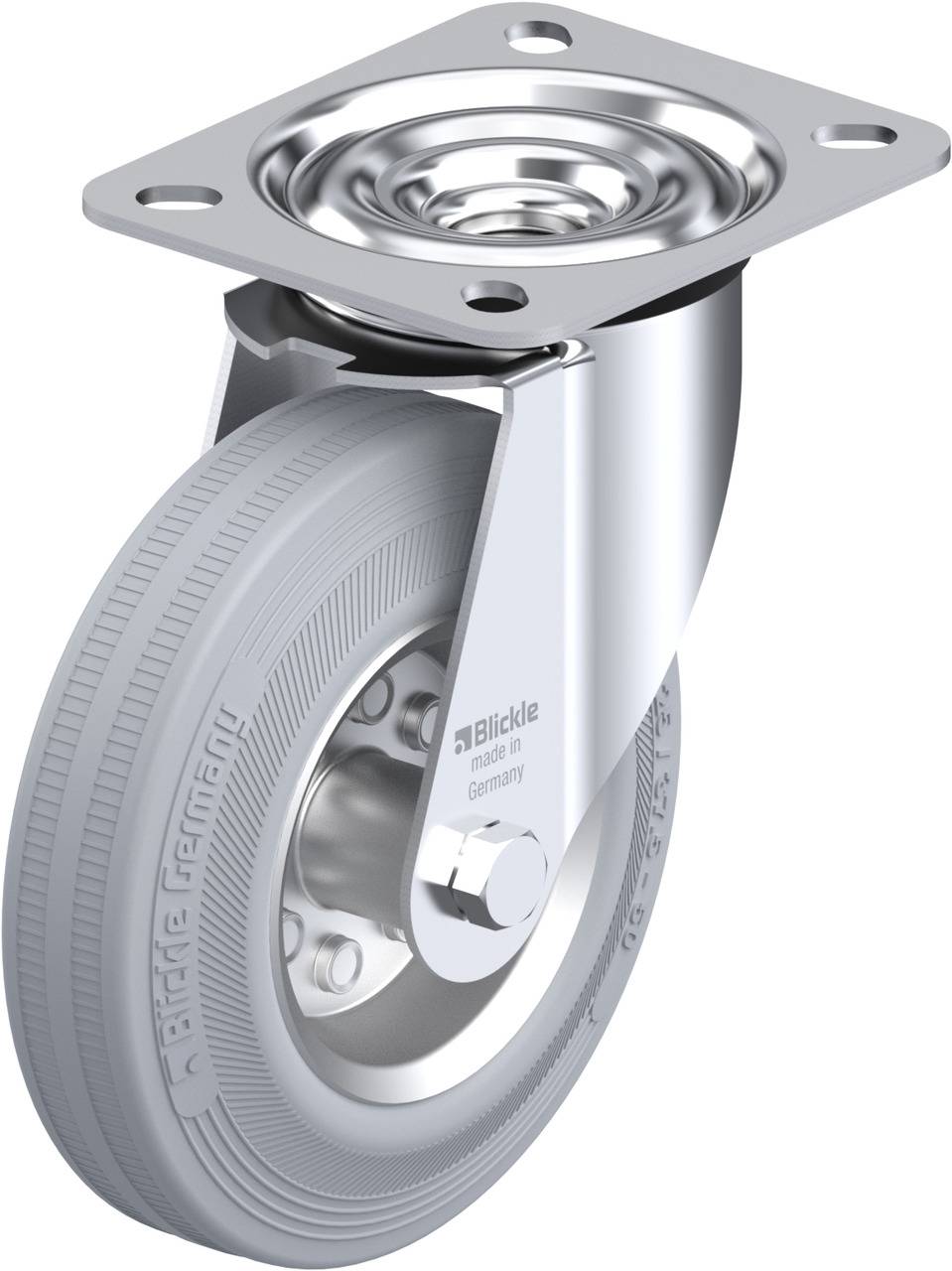 Blickle 331595 LE-VE 125R-SG Kółko skrętne Średnica koła: 125 mm Maksymalne obciążenie: 100 kg 1 szt. - obrazek 1