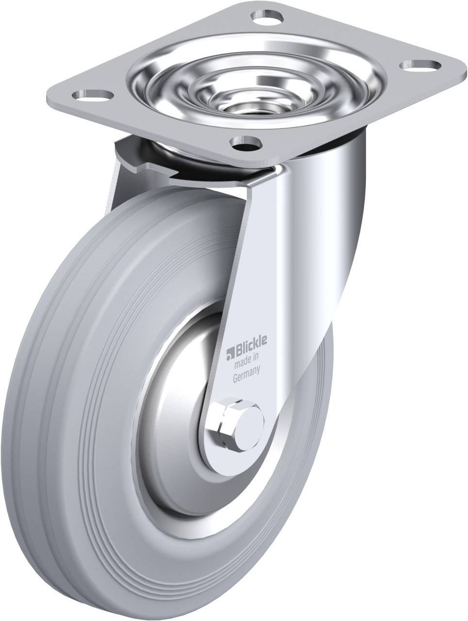 Blickle 351270 LE-VE 125R-SG-FA Kółko skrętne Średnica koła: 125 mm Maksymalne obciążenie: 100 kg 1 szt. - obrazek 1
