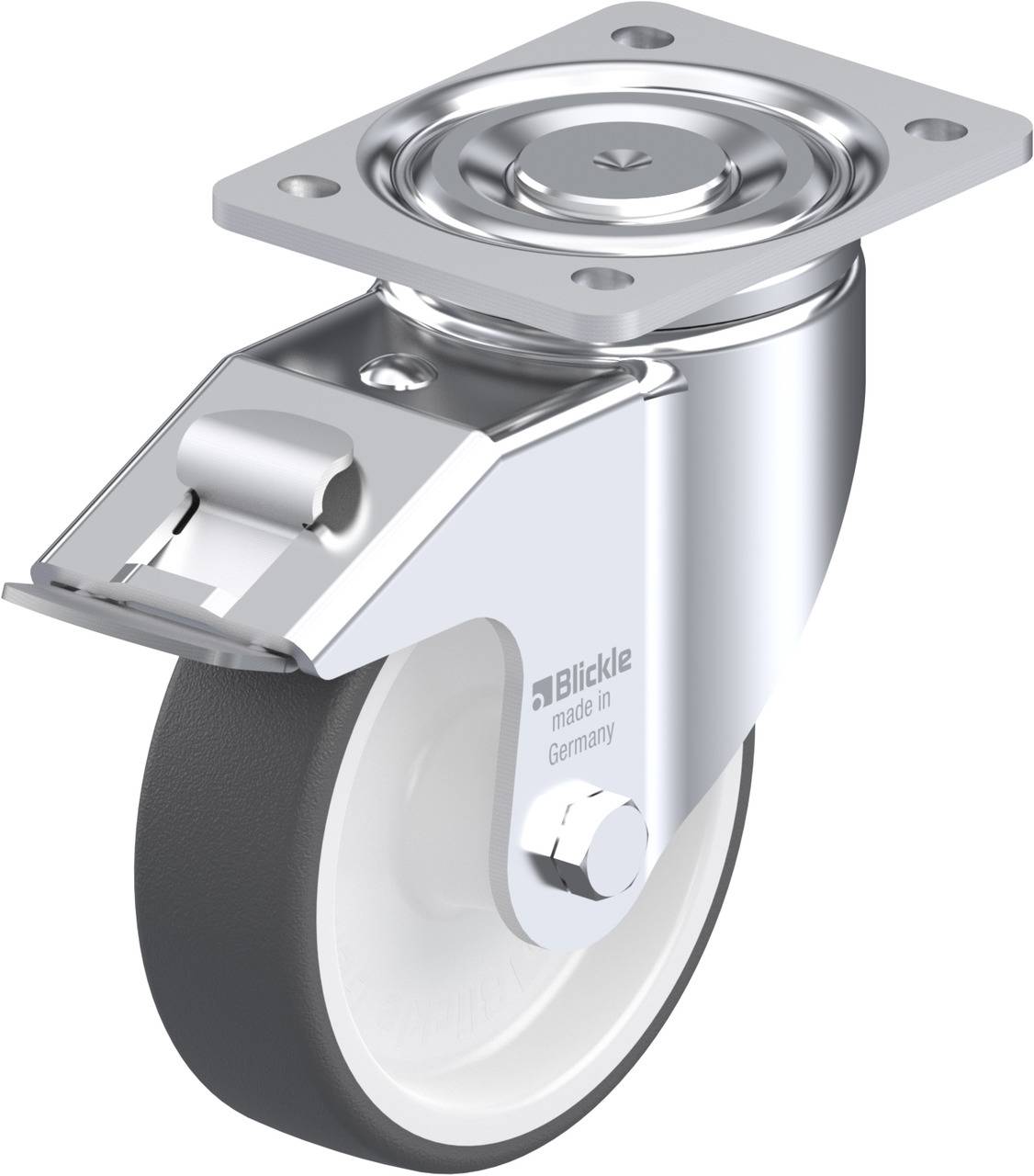 Blickle 562652 LH-POTH 150G-FI Kółko skrętne z hamulcem Średnica koła: 150 mm Maksymalne obciążenie: 500 kg 1 szt. - obrazek 1
