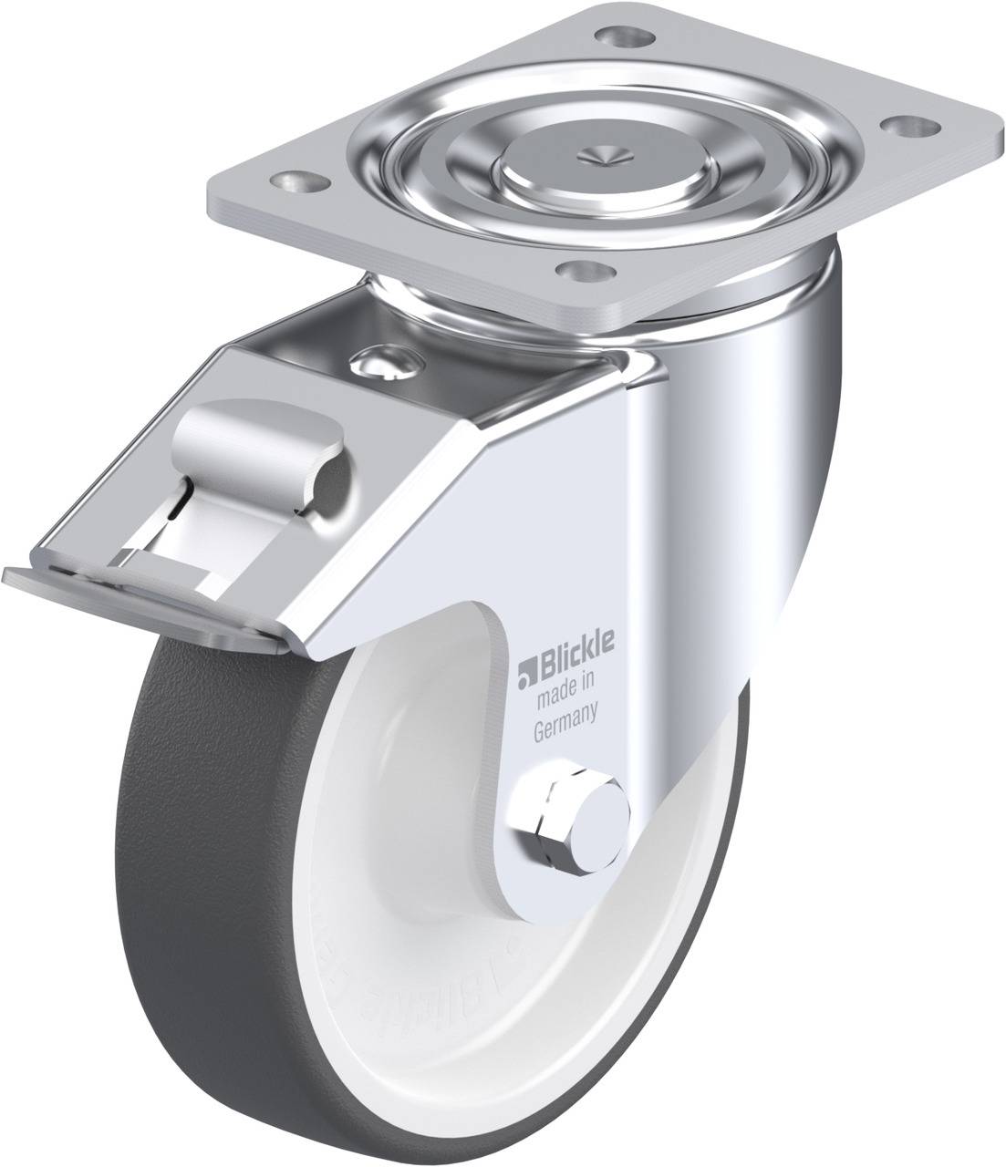 Blickle 747086 LH-POTH 160R-FI Kółko skrętne z hamulcem Średnica koła: 160 mm Maksymalne obciążenie: 550 kg 1 szt. - obrazek 1