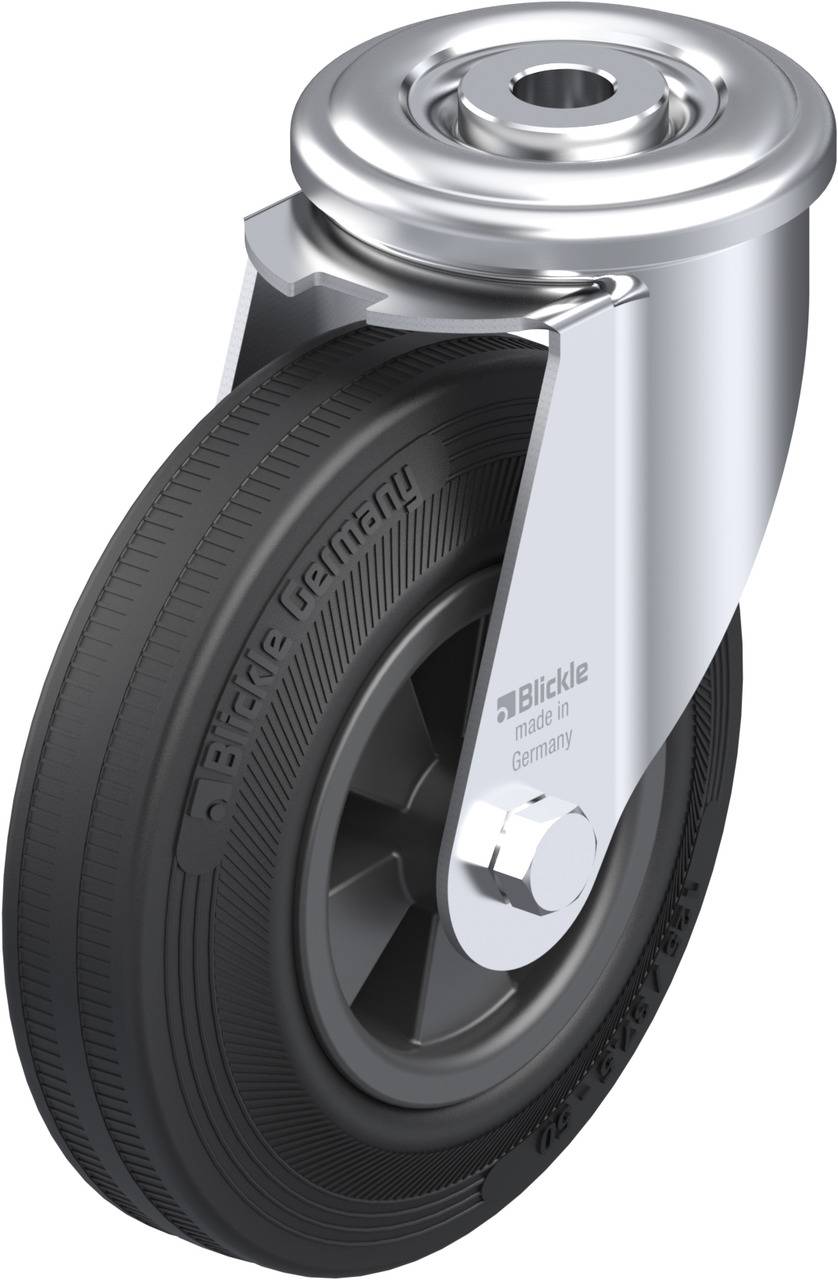 Blickle 524314 LER-VPP 125G Kółko skrętne Średnica koła: 125 mm Maksymalne obciążenie: 100 kg 1 szt. - obrazek 1