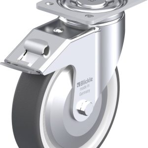 Blickle 750132 LH-POTH 200K-FI-FA Kółko skrętne z hamulcem Średnica koła: 200 mm Maksymalne obciążenie: 800 kg 1 szt.