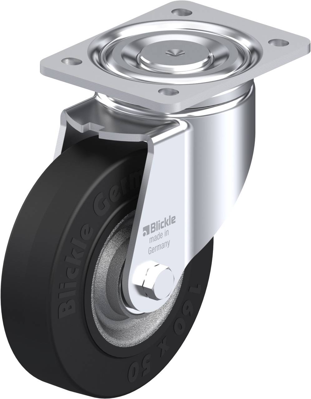 Blickle 3624 LH-SE 160K Kółko skrętne Średnica koła: 160 mm Maksymalne obciążenie: 450 kg 1 szt. - obrazek 1