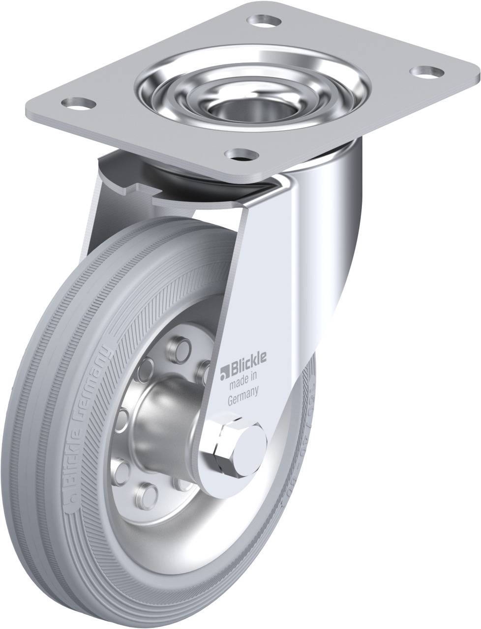 Blickle 637967 LE-VE 150R-SG Kółko skrętne Średnica koła: 150 mm Maksymalne obciążenie: 135 kg 1 szt. - obrazek 1