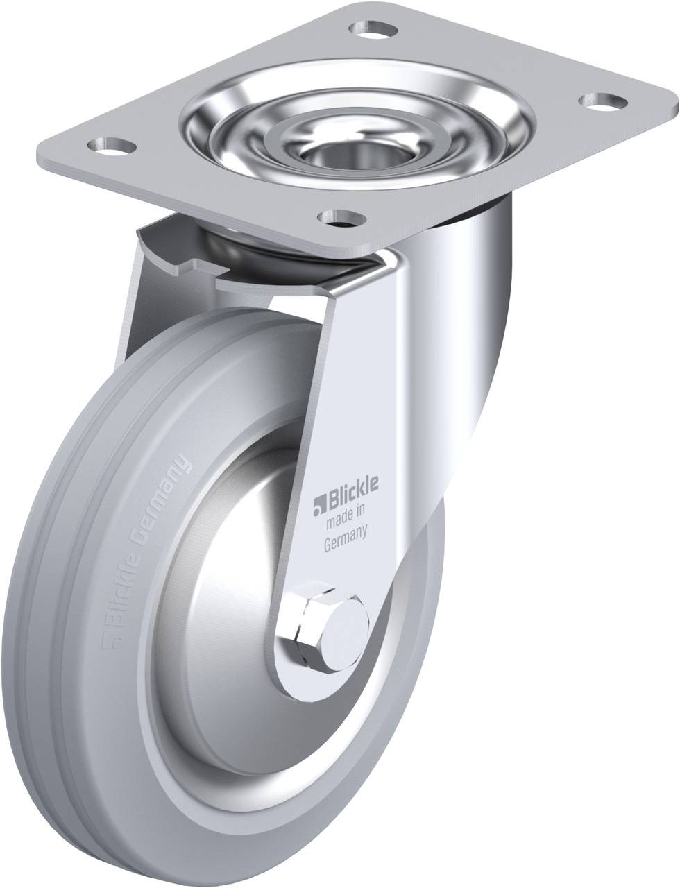 Blickle 636464 LE-VE 150R-SG-FA Kółko skrętne Średnica koła: 150 mm Maksymalne obciążenie: 135 kg 1 szt. - obrazek 1