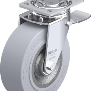 Blickle 750141 LH-SE 202K-ST-SG Kółko skrętne z hamulcem Średnica koła: 200 mm Maksymalne obciążenie: 800 kg 1 szt.