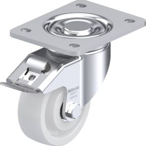 Blickle 613372 LH-SPO 100K-3-FI Kółko skrętne z hamulcem Średnica koła: 100 mm Maksymalne obciążenie: 500 kg 1 szt. Blickle 613372 LH-SPO 100K-3-FI Kółko skrętne z hamulcem Średnica koła: 100 mm Maksymalne obciążenie: 500 kg 1 szt.
