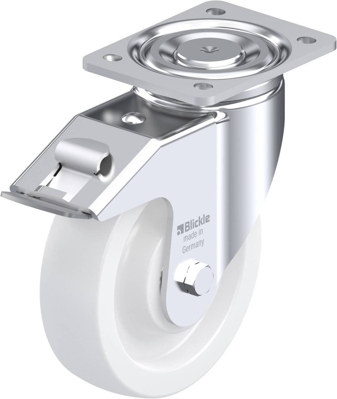 Blickle 631556 LH-SPO 175K-FI Kółko skrętne z hamulcem Średnica koła: 175 mm Maksymalne obciążenie: 900 kg 1 szt. - obrazek 1