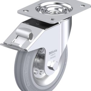 Blickle 404103 LE-VE 160R-FI-SG Kółko skrętne z hamulcem Średnica koła: 160 mm Maksymalne obciążenie: 135 kg 1 szt. Blickle 404103 LE-VE 160R-FI-SG Kółko skrętne z hamulcem Średnica koła: 160 mm Maksymalne obciążenie: 135 kg 1 szt.