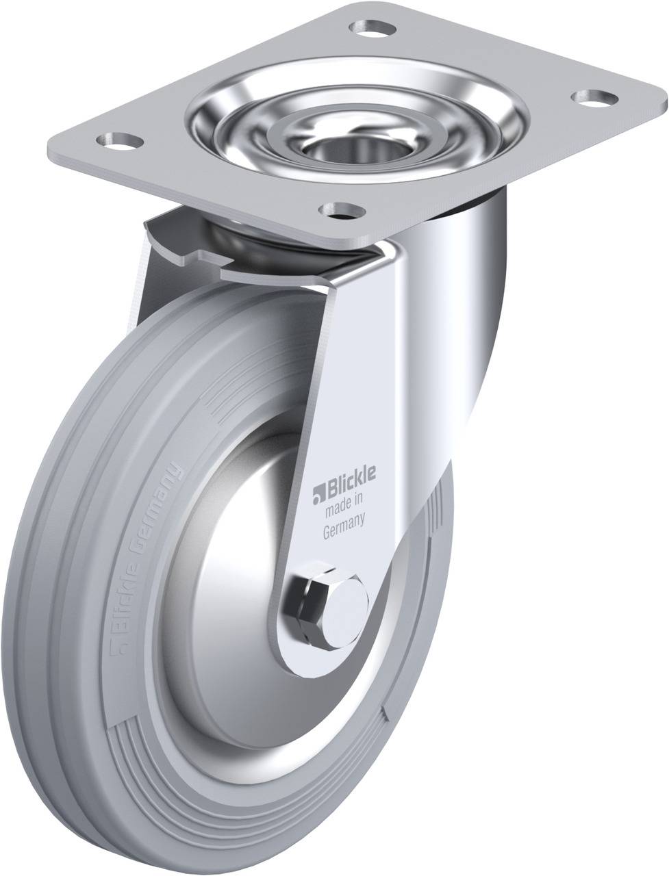 Blickle 527101 LE-VE 160R-SG-FA Kółko skrętne Średnica koła: 160 mm Maksymalne obciążenie: 135 kg 1 szt. - obrazek 1