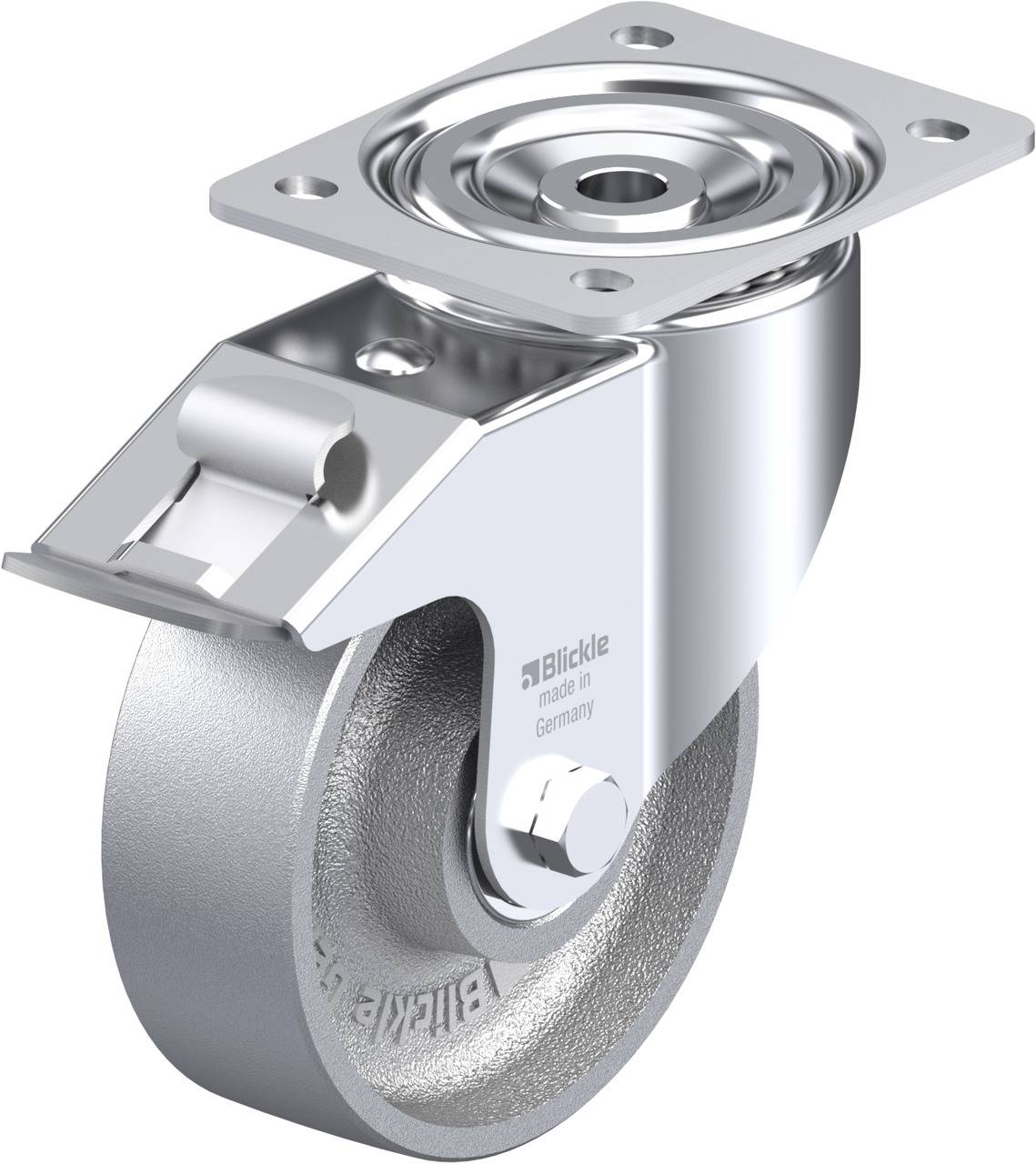 Blickle 763574 LI-G 150IK-FI Kółko skrętne z hamulcem Średnica koła: 150 mm Maksymalne obciążenie: 350 kg 1 szt. - obrazek 1