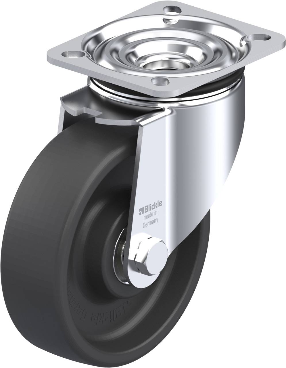 Blickle 754691 LIK-POHI 125HK-1 Kółko skrętne Średnica koła: 125 mm Maksymalne obciążenie: 350 kg 1 szt. - obrazek 1