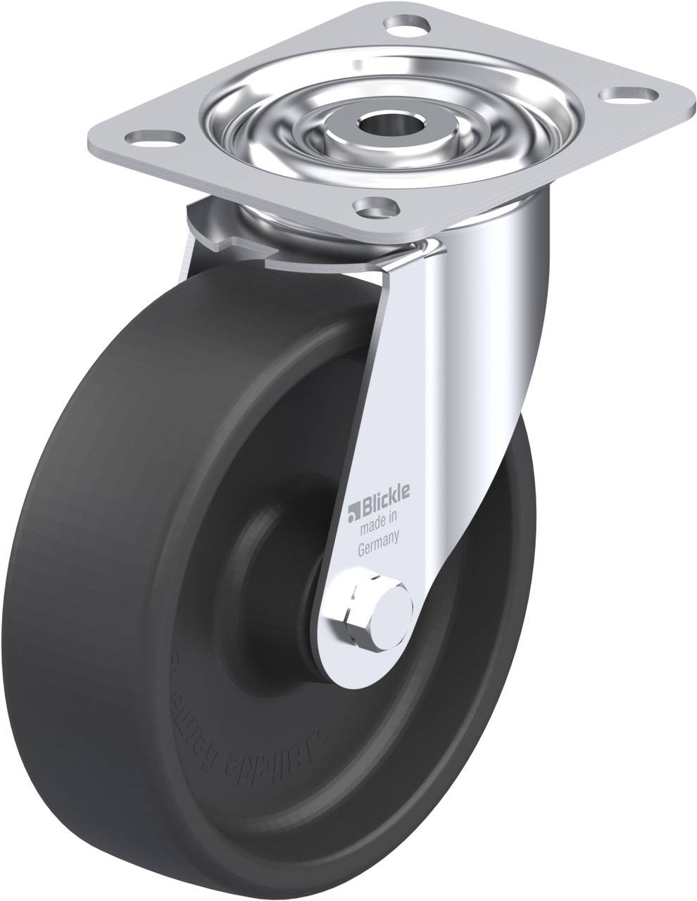 Blickle 758738 LI-POHI 125G Kółko skrętne Średnica koła: 125 mm Maksymalne obciążenie: 150 kg 1 szt. - obrazek 1