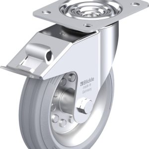 Blickle 631002 LE-VE 180R-FI-SG Kółko skrętne z hamulcem Średnica koła: 180 mm Maksymalne obciążenie: 170 kg 1 szt. Blickle 631002 LE-VE 180R-FI-SG Kółko skrętne z hamulcem Średnica koła: 180 mm Maksymalne obciążenie: 170 kg 1 szt.