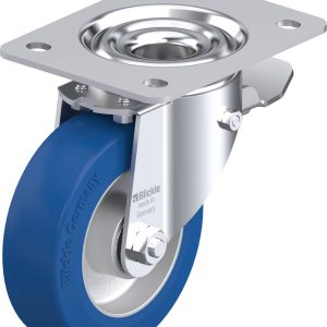 Blickle 750220 LK-ALBS 125K-3-ST Kółko skrętne z hamulcem Średnica koła: 125 mm Maksymalne obciążenie: 350 kg 1 szt.