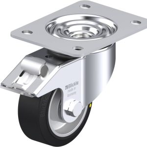 Blickle 443762 LK-ALEV 100K-3-FI-EL Kółko skrętne z hamulcem Średnica koła: 100 mm Maksymalne obciążenie: 200 kg 1 szt.