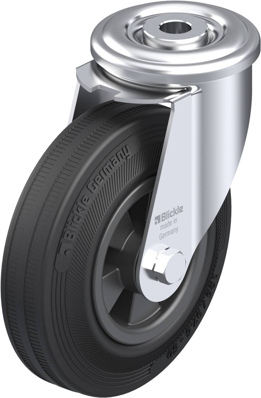 Blickle 632737 LER-VPP 125R Kółko skrętne Średnica koła: 125 mm Maksymalne obciążenie: 100 kg 1 szt. - obrazek 1