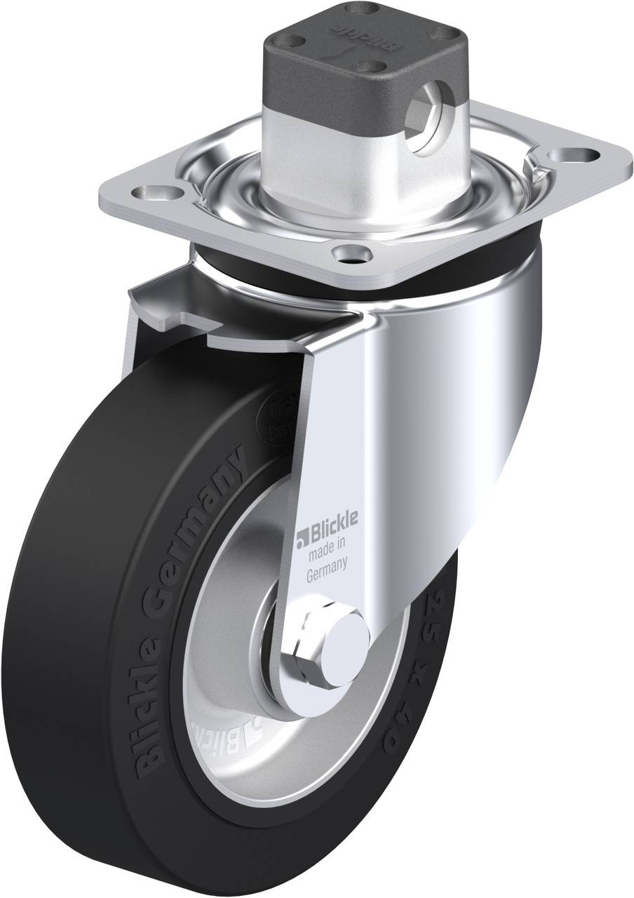 Blickle 752017 LK-ALEV 125K-1-CS11 Kółko skrętne z hamulcem Średnica koła: 125 mm Maksymalne obciążenie: 250 kg 1 szt. - obrazek 1