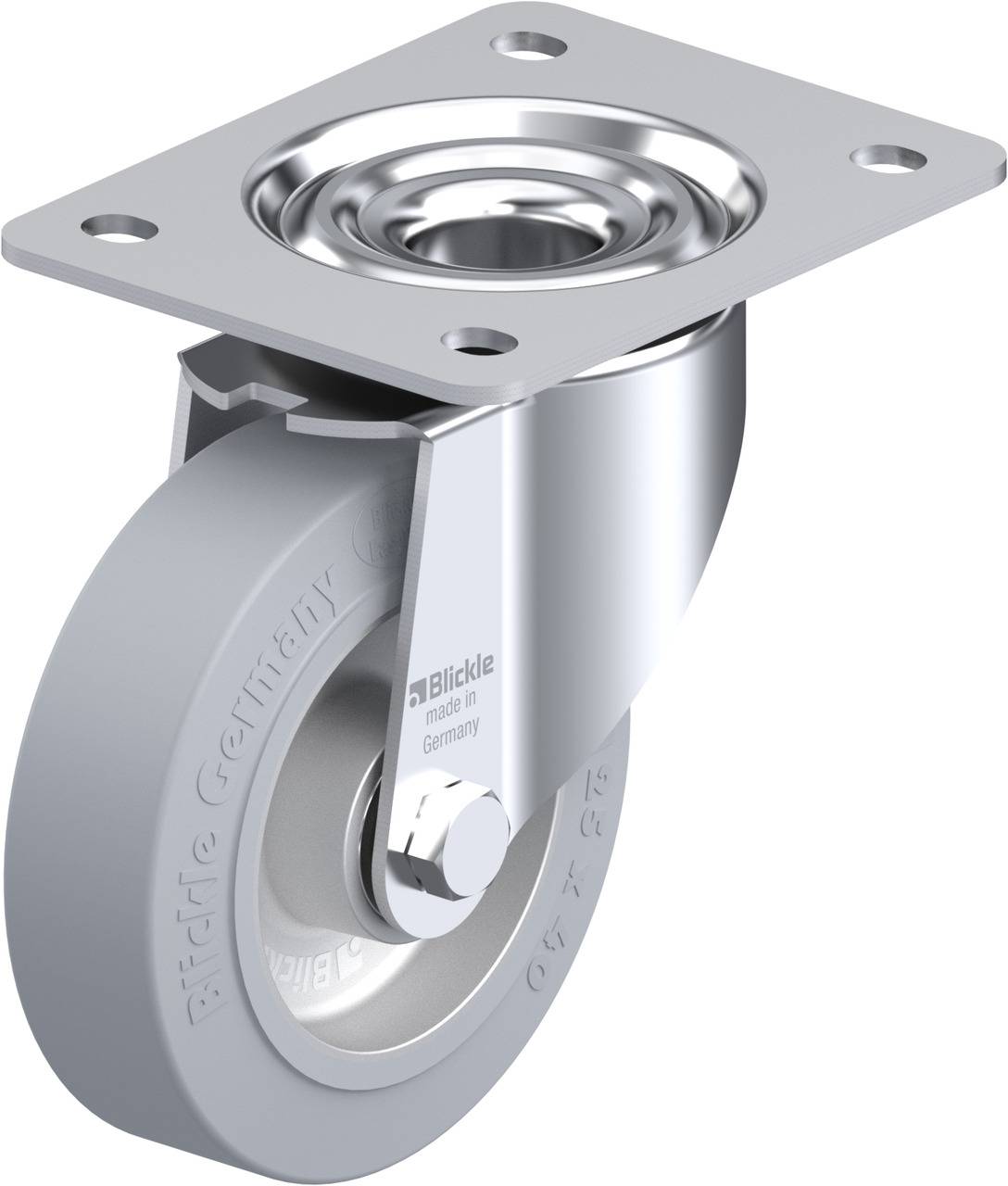 Blickle 374785 LK-ALEV 125K-3-SG Kółko skrętne Średnica koła: 125 mm Maksymalne obciążenie: 250 kg 1 szt. - obrazek 1