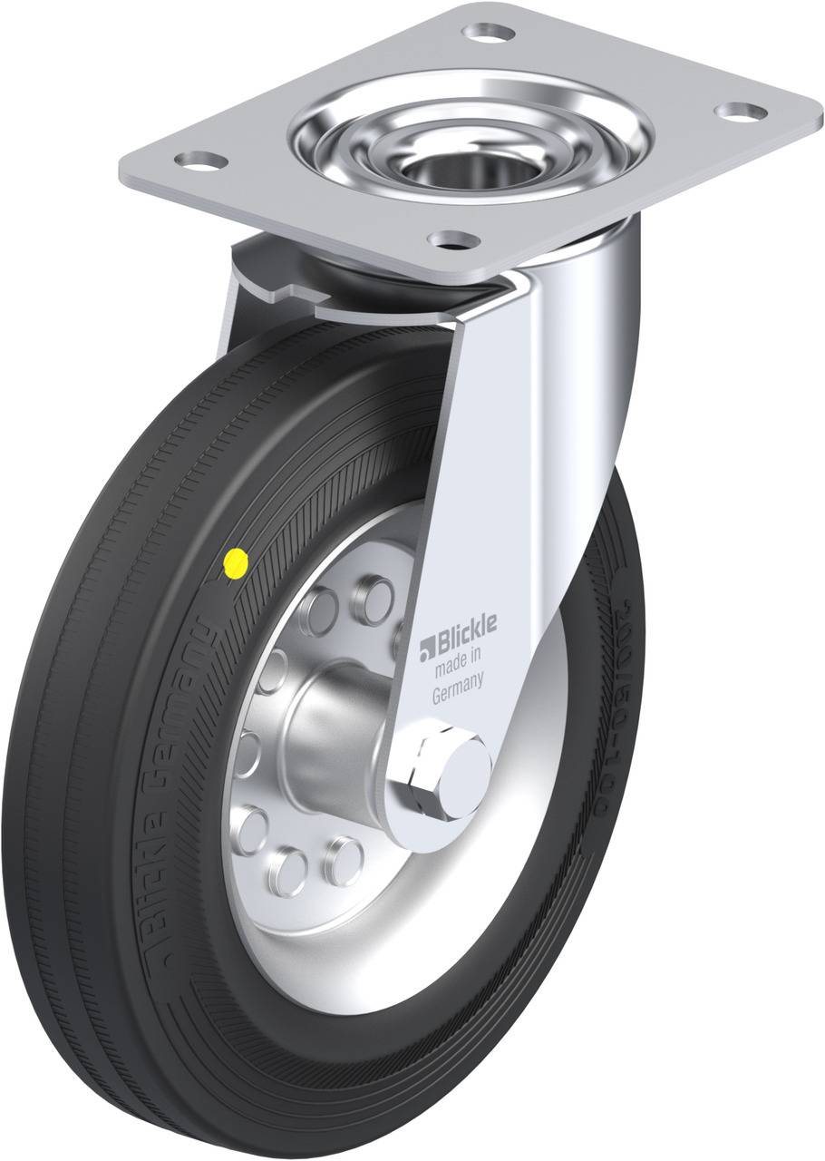 Blickle 588624 LE-VE 200R-EL Kółko skrętne Średnica koła: 200 mm Maksymalne obciążenie: 205 kg 1 szt. - obrazek 1