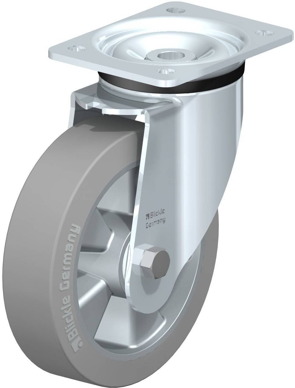 Blickle 549436 LK-ALEV 180K-SG Kółko skrętne Średnica koła: 180 mm Maksymalne obciążenie: 450 kg 1 szt. - obrazek 1