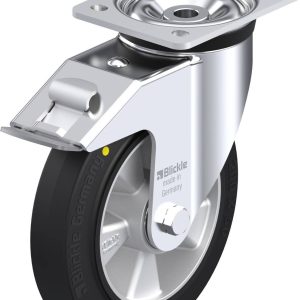 Blickle 845267 LK-ALEV 200K-FI-EL Kółko skrętne z hamulcem Średnica koła: 200 mm Maksymalne obciążenie: 500 kg 1 szt. Blickle 845267 LK-ALEV 200K-FI-EL Kółko skrętne z hamulcem Średnica koła: 200 mm Maksymalne obciążenie: 500 kg 1 szt.