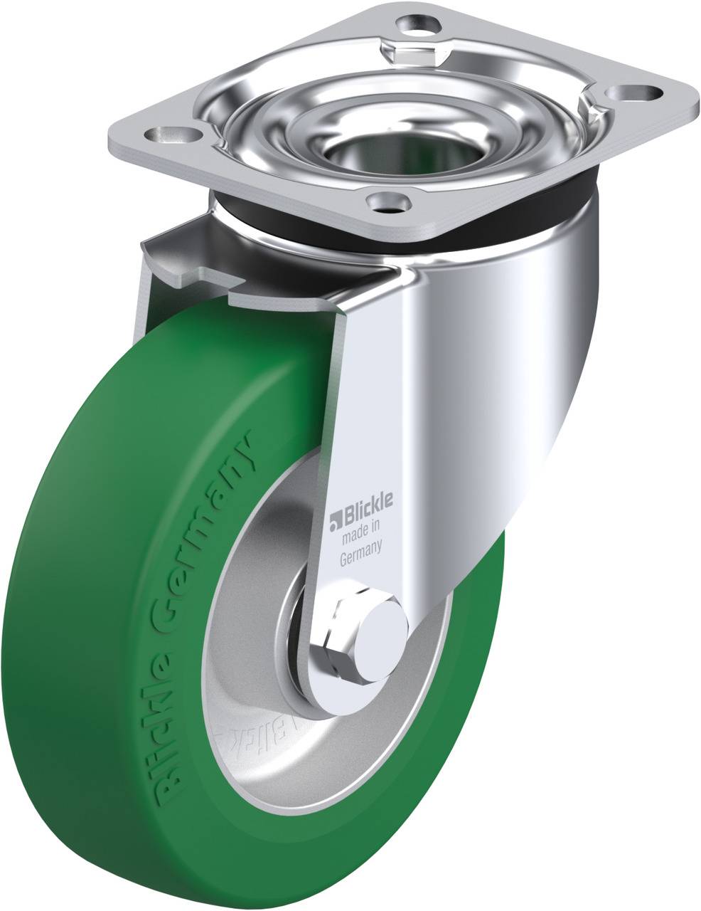 Blickle 611103 LK-ALST 125K-1 Kółko skrętne Średnica koła: 125 mm Maksymalne obciążenie: 350 kg 1 szt. - obrazek 1