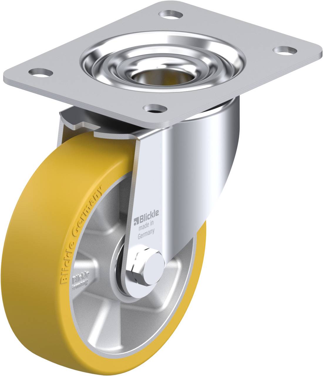 Blickle 265793 LK-ALTH 125K-3 Kółko skrętne Średnica koła: 125 mm Maksymalne obciążenie: 350 kg 1 szt. - obrazek 1
