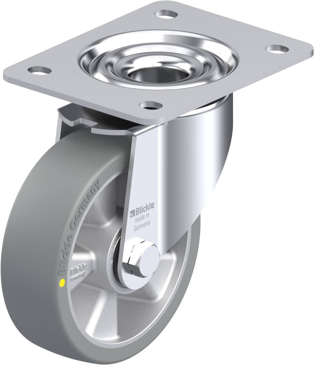 Blickle 656363 LK-ALTH 125K-3-AS Kółko skrętne Średnica koła: 125 mm Maksymalne obciążenie: 350 kg 1 szt. - obrazek 1