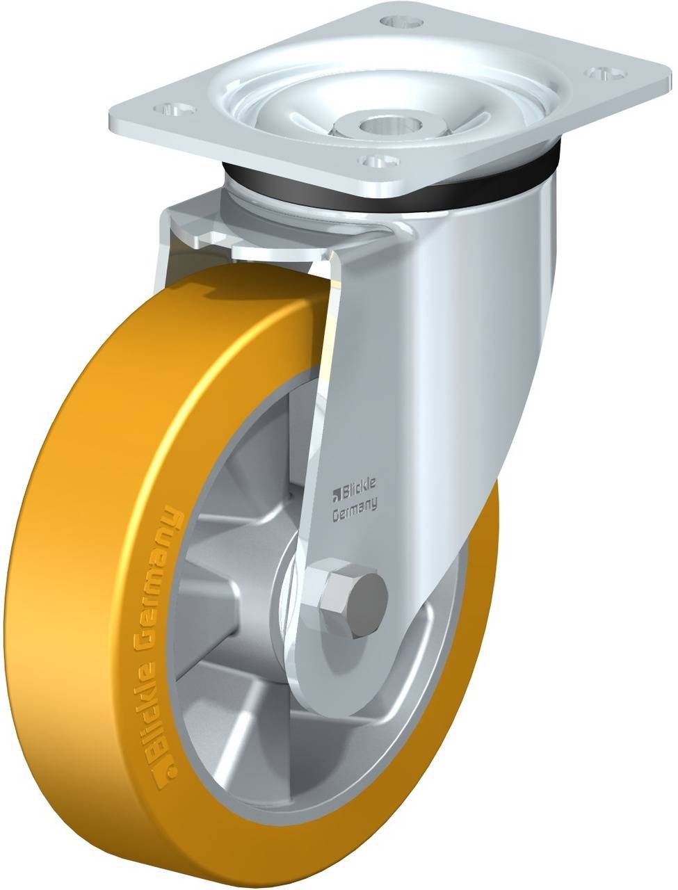 Blickle 514216 LK-ALTH 180K Kółko skrętne Średnica koła: 180 mm Maksymalne obciążenie: 600 kg 1 szt. - obrazek 1