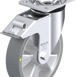 Blickle 740756 LK-ALTH 200K-FI-AS Kółko skrętne z hamulcem Średnica koła: 200 mm Maksymalne obciążenie: 600 kg 1 szt. Blickle 740756 LK-ALTH 200K-FI-AS Kółko skrętne z hamulcem Średnica koła: 200 mm Maksymalne obciążenie: 600 kg 1 szt.