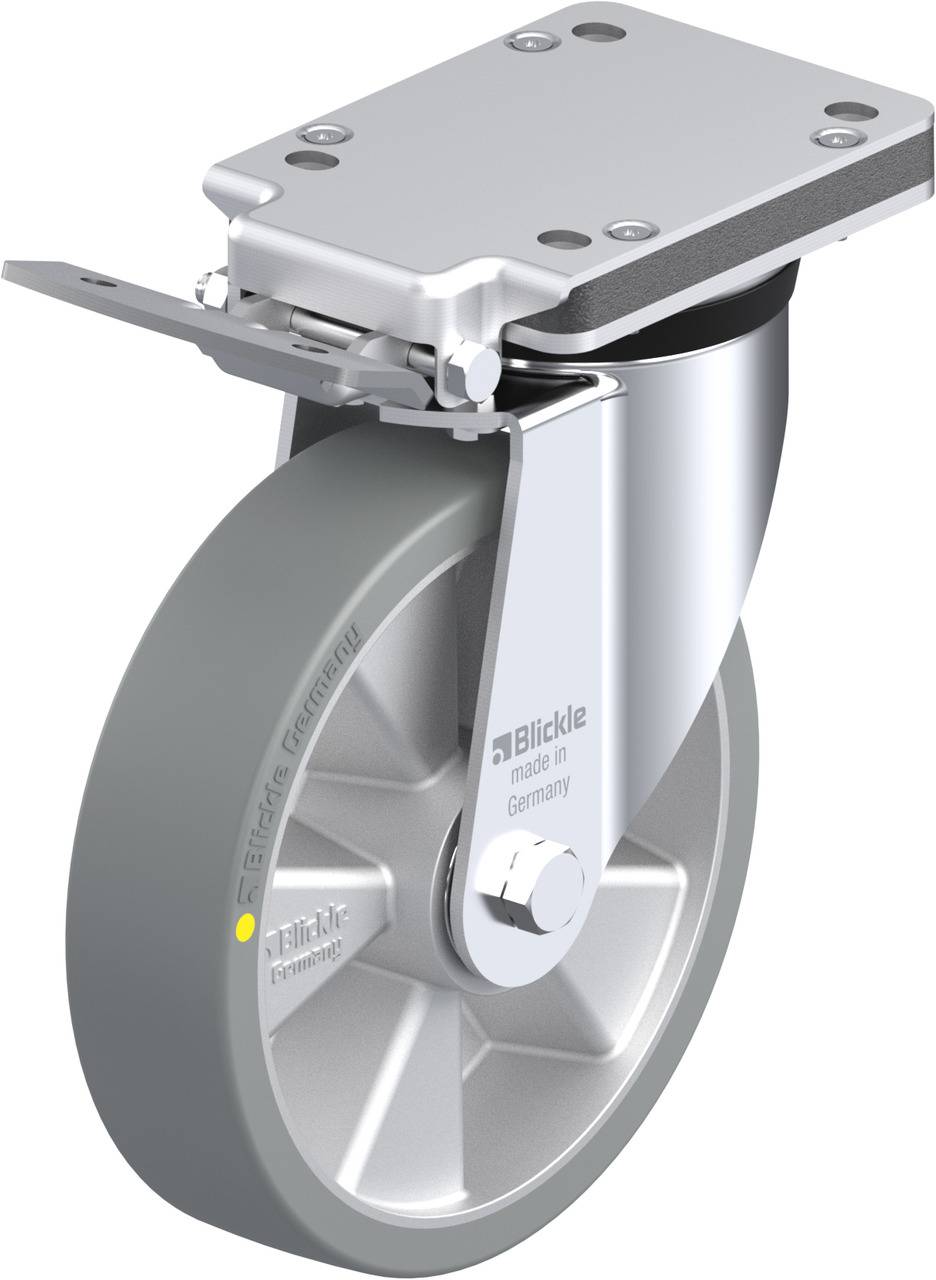 Blickle 758561 LK-ALTH 200K-IS-AS Kółko skrętne z hamulcem Średnica koła: 200 mm Maksymalne obciążenie: 600 kg 1 szt. - obrazek 1