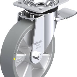 Blickle 852497 LK-ALTH 200K-ST-AS Kółko skrętne z hamulcem Średnica koła: 200 mm Maksymalne obciążenie: 600 kg 1 szt.