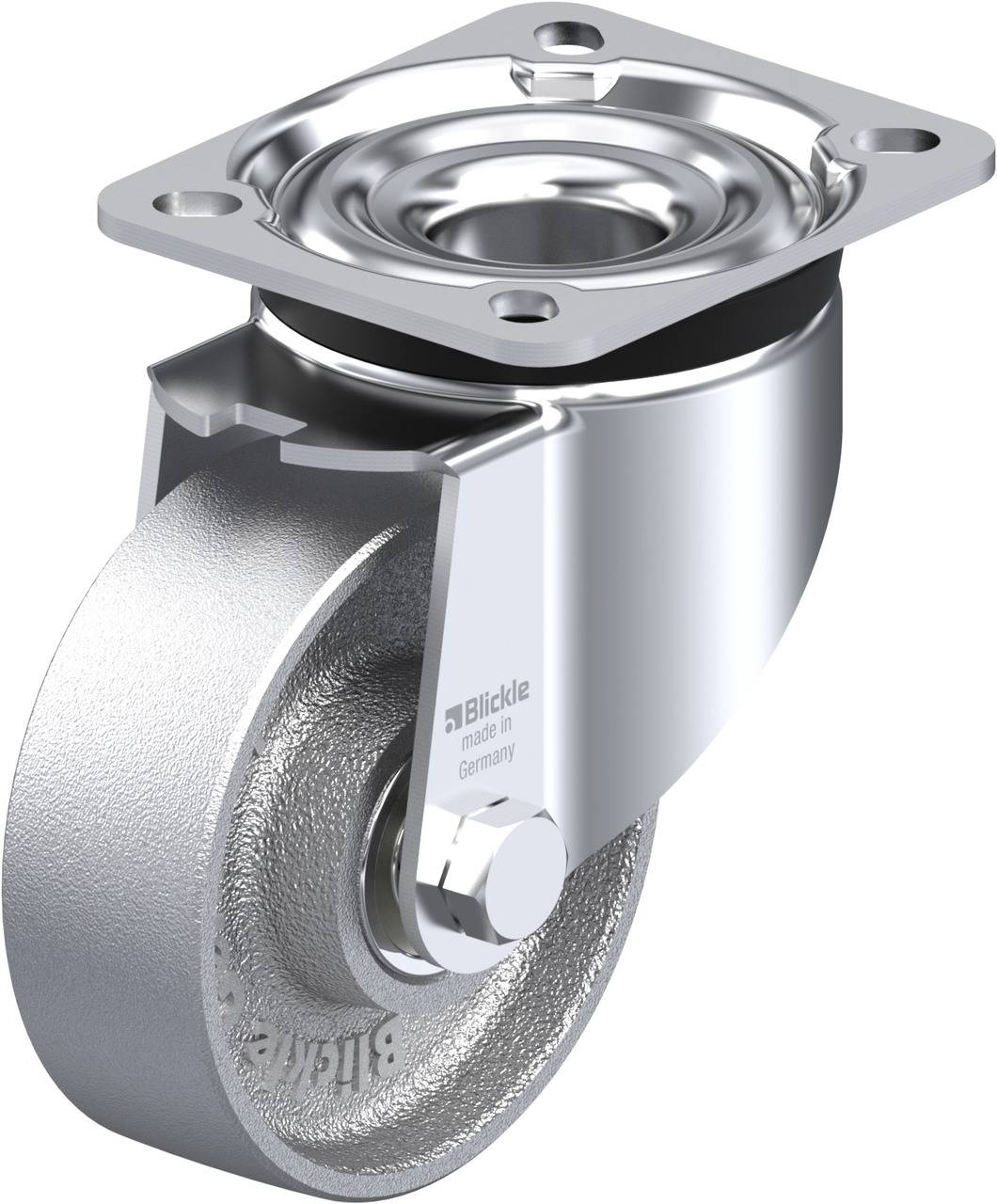 Blickle 754784 LK-G 100K-1 Kółko skrętne Średnica koła: 100 mm Maksymalne obciążenie: 350 kg 1 szt. - obrazek 1