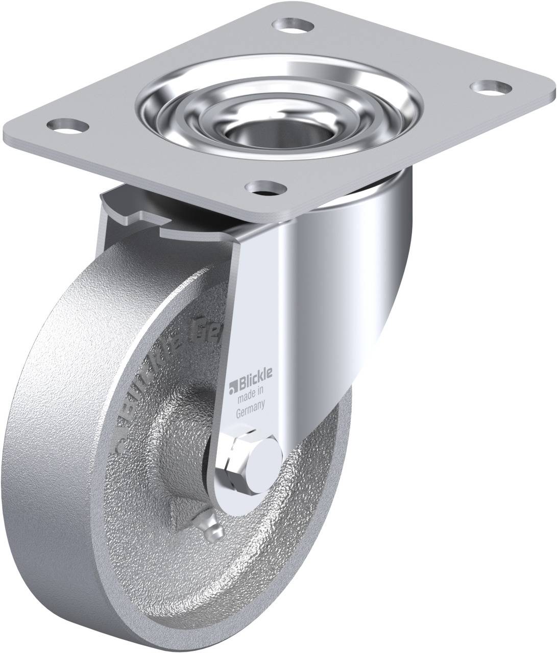 Blickle 267716 LK-G 125G-3 Kółko skrętne Średnica koła: 125 mm Maksymalne obciążenie: 350 kg 1 szt. - obrazek 1