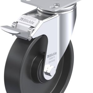 Blickle 292698 LKPA-POA 125K-FI Kółko skrętne z hamulcem Średnica koła: 125 mm Maksymalne obciążenie: 120 kg 1 szt.