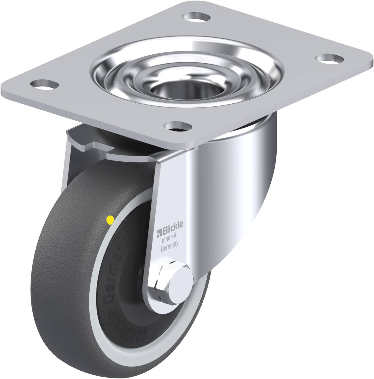 Blickle 852247 LK-PATH 100KF-3-ELS Kółko skrętne Średnica koła: 100 mm Maksymalne obciążenie: 130 kg 1 szt. - obrazek 1