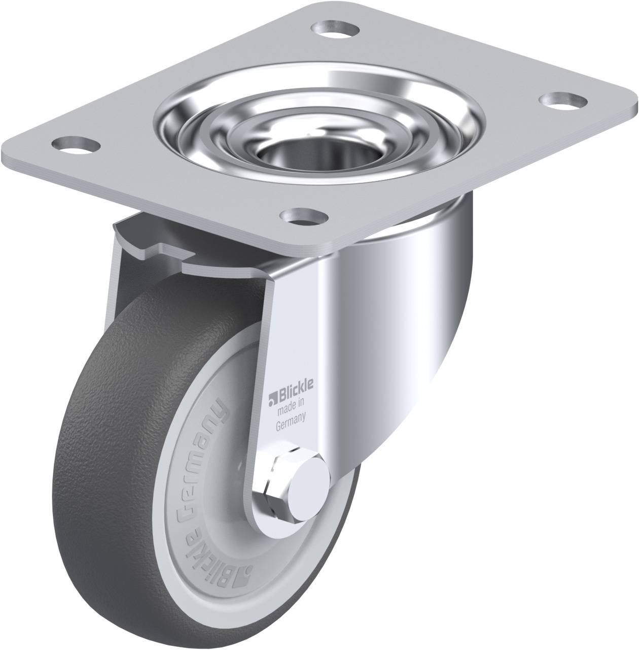 Blickle 753065 LK-PATH 100KF-3 Kółko skrętne Średnica koła: 100 mm Maksymalne obciążenie: 200 kg 1 szt. - obrazek 1