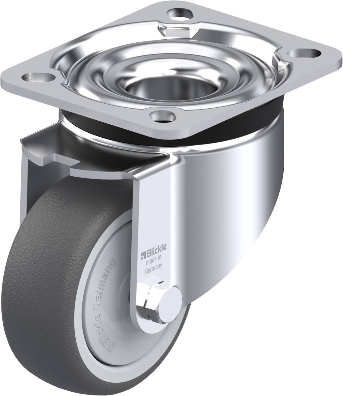 Blickle 847692 LK-PATH 80KF Kółko skrętne Średnica koła: 80 mm Maksymalne obciążenie: 150 kg 1 szt. - obrazek 1