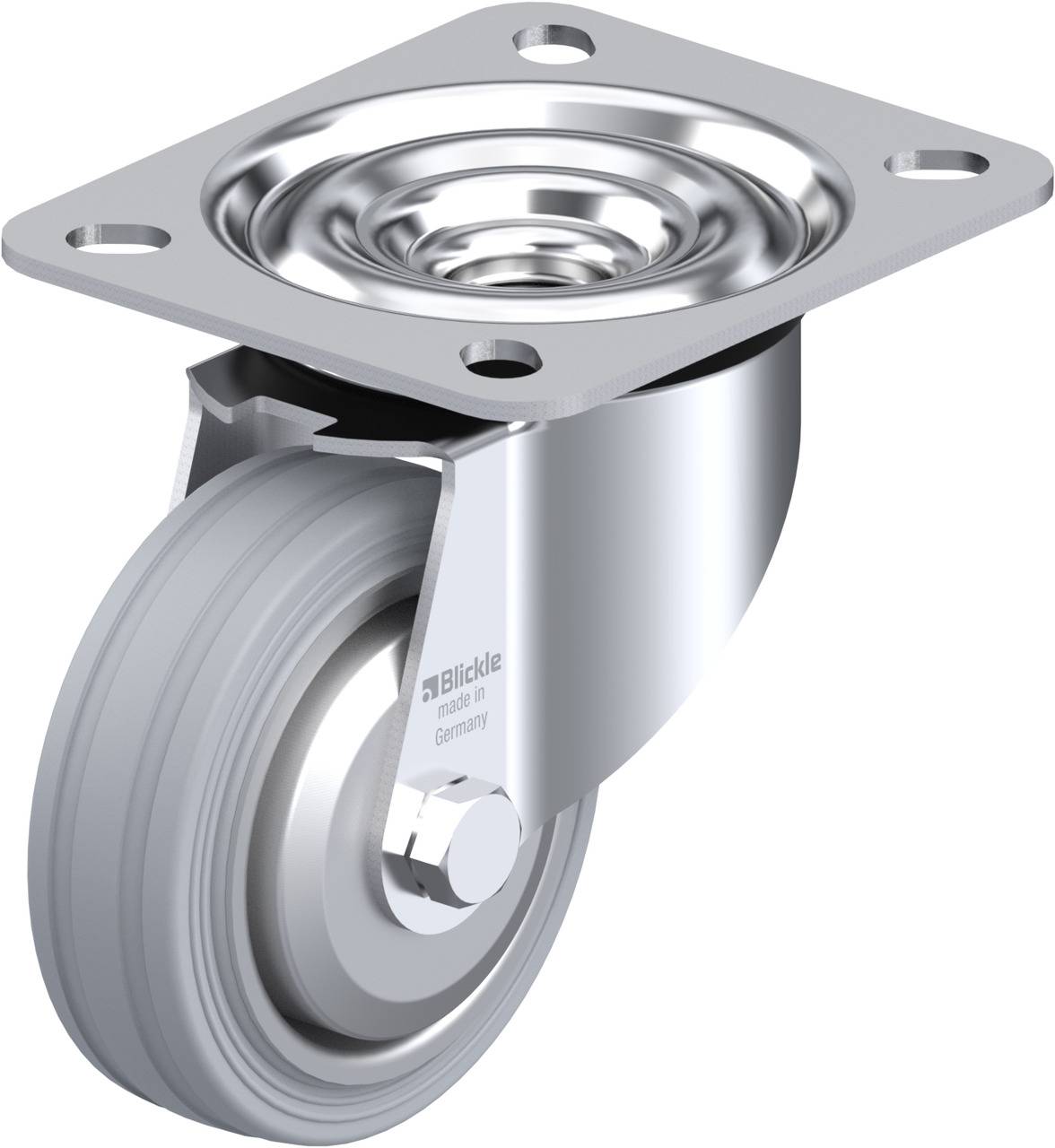 Blickle 739354 LE-VE 80R-SG-FA Kółko skrętne Średnica koła: 80 mm Maksymalne obciążenie: 50 kg 1 szt. - obrazek 1