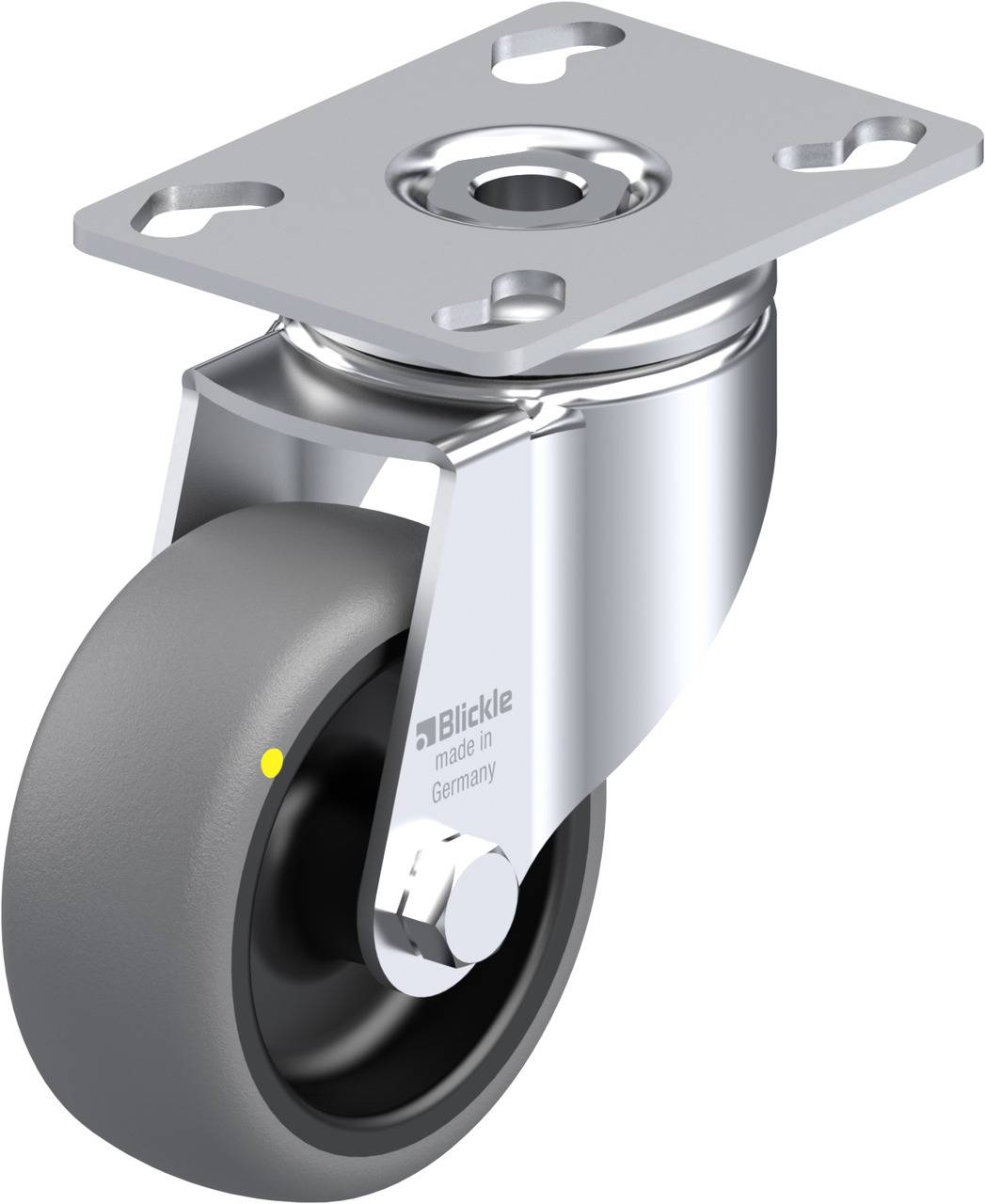 Blickle 650804 LKPA-TPA 80G-ELS Kółko skrętne Średnica koła: 80 mm Maksymalne obciążenie: 65 kg 1 szt. - obrazek 1