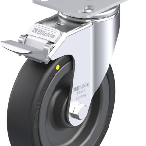 Blickle 327882 LKPA-VPA 126K-FI-EL Kółko skrętne z hamulcem Średnica koła: 125 mm Maksymalne obciążenie: 95 kg 1 szt.
