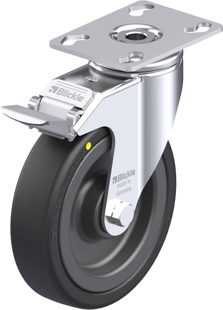 Blickle 327882 LKPA-VPA 126K-FI-EL Kółko skrętne z hamulcem Średnica koła: 125 mm Maksymalne obciążenie: 95 kg 1 szt. - obrazek 1