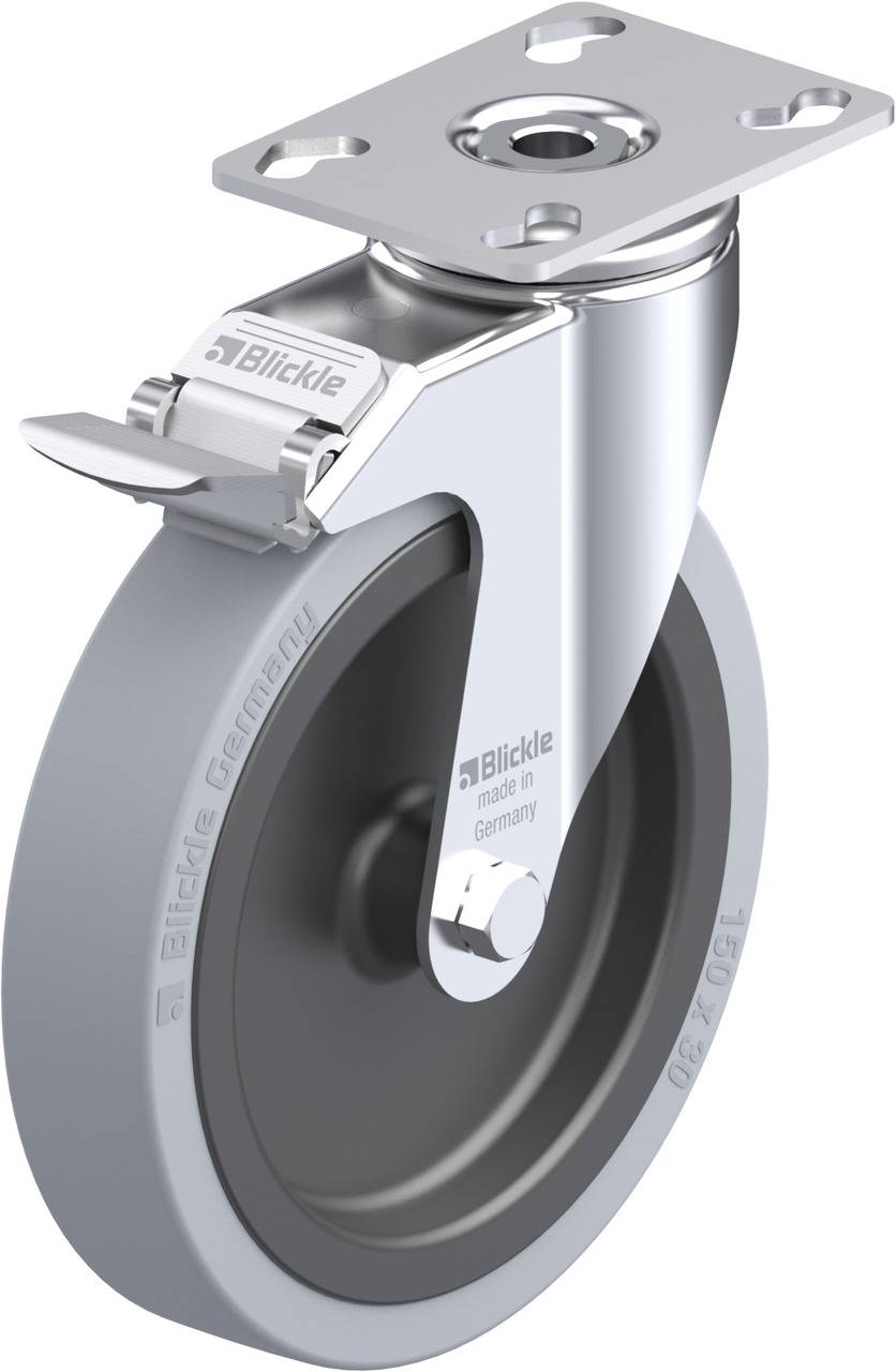 Blickle 289090 LKPA-VPA 150G-FI Kółko skrętne z hamulcem Średnica koła: 150 mm Maksymalne obciążenie: 110 kg 1 szt. - obrazek 1