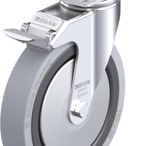 Blickle 307090 LKPA-VPA 150G-FI-FA Kółko skrętne z hamulcem Średnica koła: 150 mm Maksymalne obciążenie: 110 kg 1 szt. Blickle 307090 LKPA-VPA 150G-FI-FA Kółko skrętne z hamulcem Średnica koła: 150 mm Maksymalne obciążenie: 110 kg 1 szt.