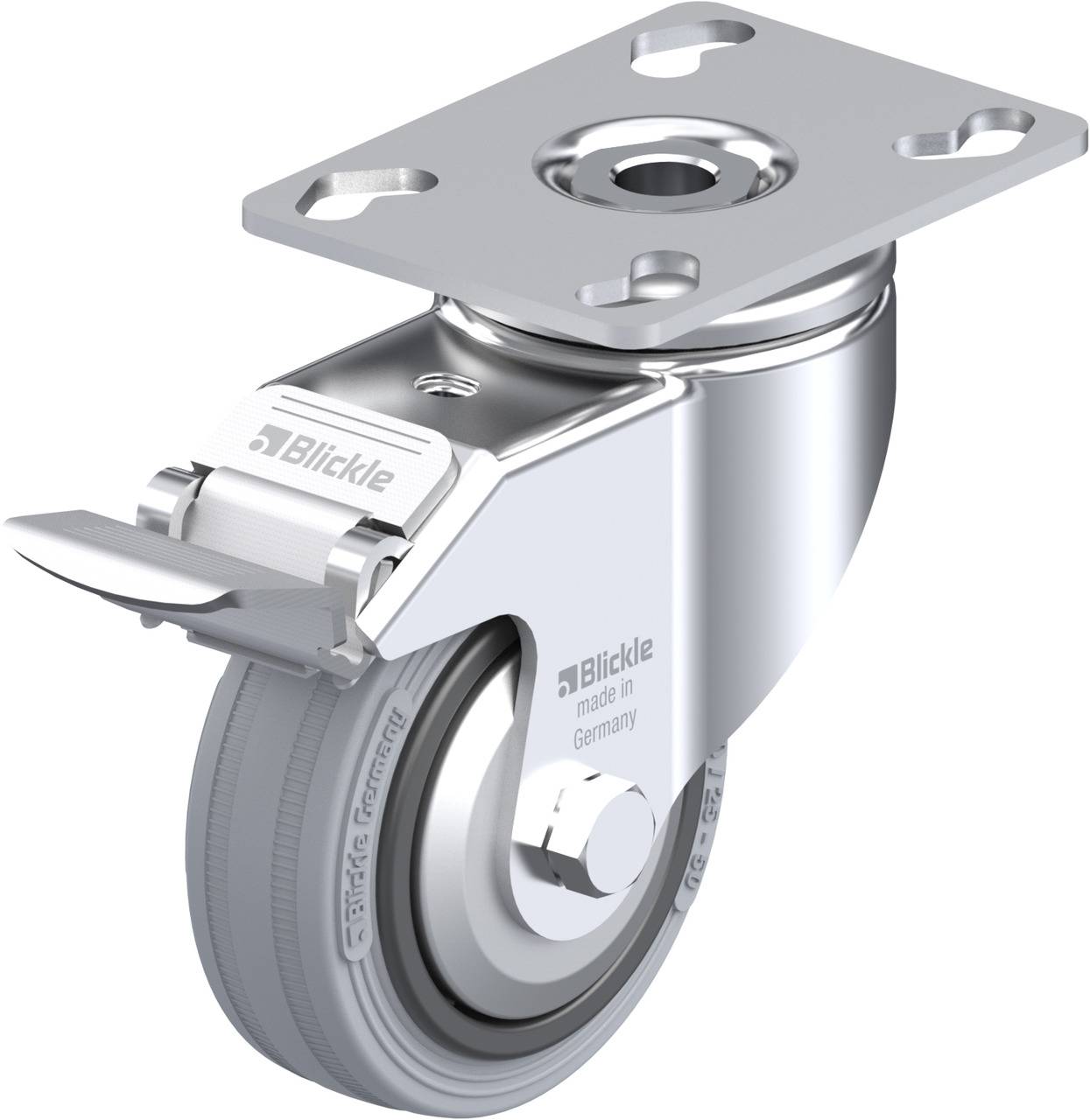 Blickle 226977 LKPA-VPA 80G-FI-FA Kółko skrętne z hamulcem Średnica koła: 80 mm Maksymalne obciążenie: 80 kg 1 szt. - obrazek 1
