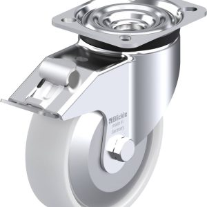 Blickle 705517 LK-PO 125KA-1-FI-FA Kółko skrętne z hamulcem Średnica koła: 125 mm Maksymalne obciążenie: 300 kg 1 szt.