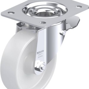 Blickle 295113 LK-PO 125R-3-ST Kółko skrętne z hamulcem Średnica koła: 125 mm Maksymalne obciążenie: 300 kg 1 szt.